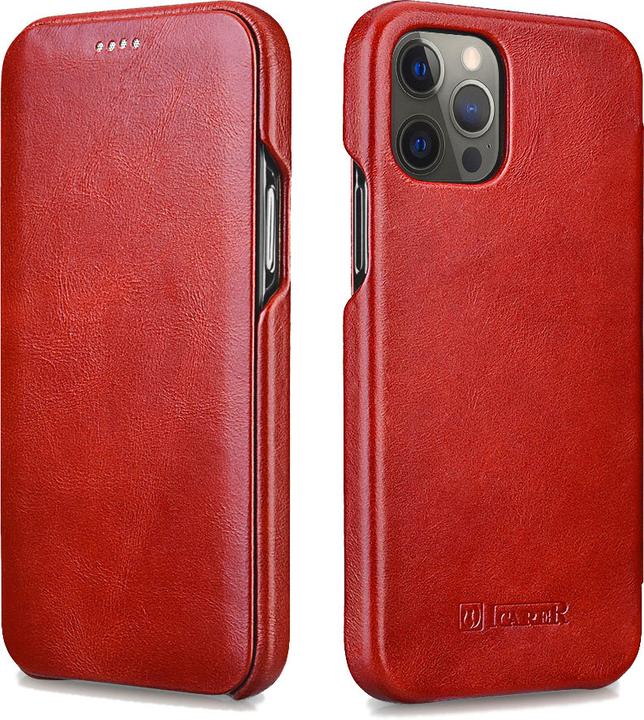 Produktbild iCarer Lederhülle mit Klappe (Apple iPhone 12 Pro Max)