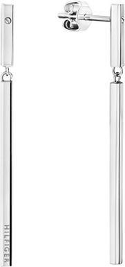 Produktbild Tommy Hilfiger - Linear steel dangling earrings 2780954