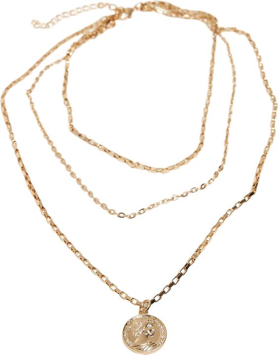 Urban Classics Layering Amulet Necklace (70% Eisen, 30% Zink)