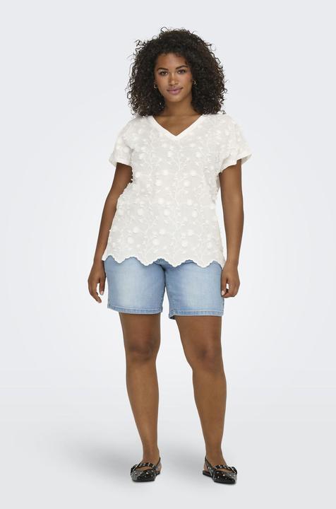 Produktbild Only Normal geschnitten V-Ausschnitt Curve Top Top (54)