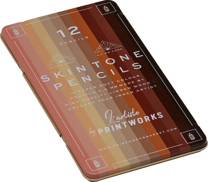 Actual product image Printworks Bleistifte (Skin colour, 12 x)
