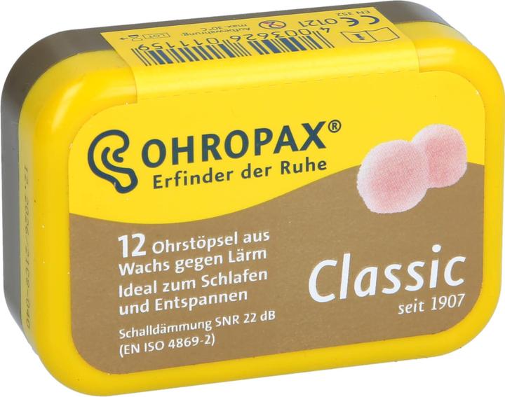 Actual product image Ohropax Classic Wax Noise Protection 1 (12 x)