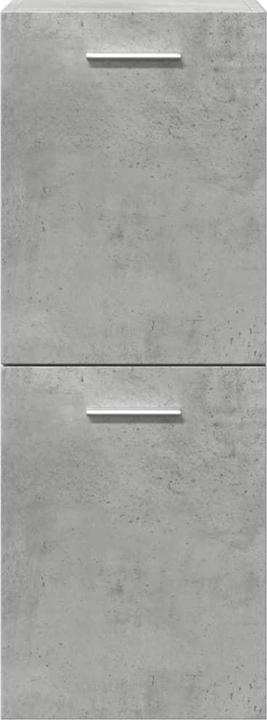 Immagine prodotto VidaXL Set di mobili da bagno Mobile per vanità Specchio da bagno Armadietto 4 pezzi grigio cemento