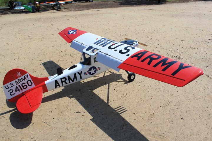 Actual product image Seagull Models ( SG-Models ) Cessna Bird Dog "DeadEye" 122" ARF 75-125CCm (Scale Helicopter)