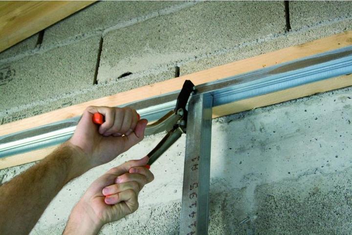Actual product image Edma Plaster profile pliers ERGOTOP, two-handed