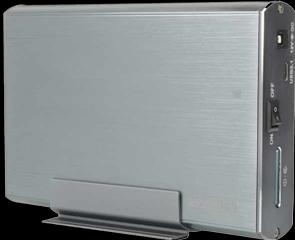 Networx Contenitore per hard disk HDD da 3,5" grigio Grigio (3.5")