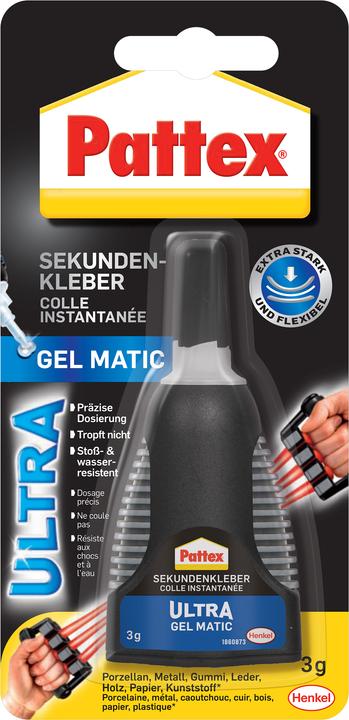 Produktbild Pattex Sekundenkleber Ultra Gel Matic (3 g)