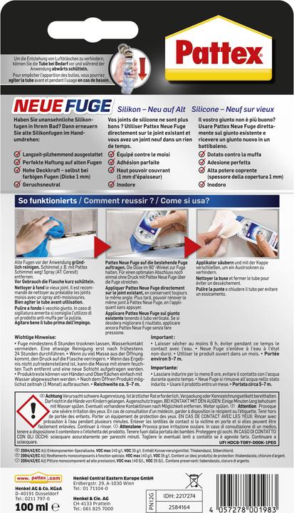 Image du produit Pattex Perfect Bath New Joint Grey (Gris)
