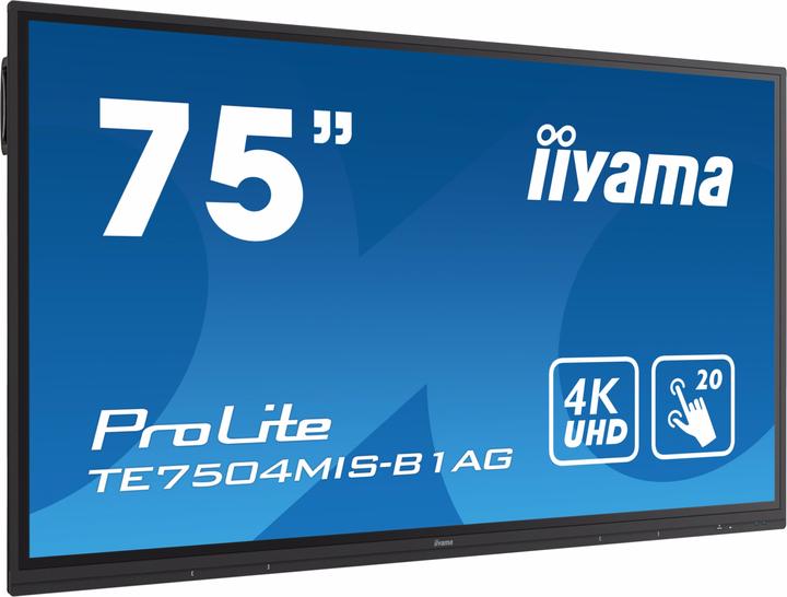 Actual product image iiyama ProLite TE7504MIS-B1AG (3840 x 2160 Pixels, 74.53")