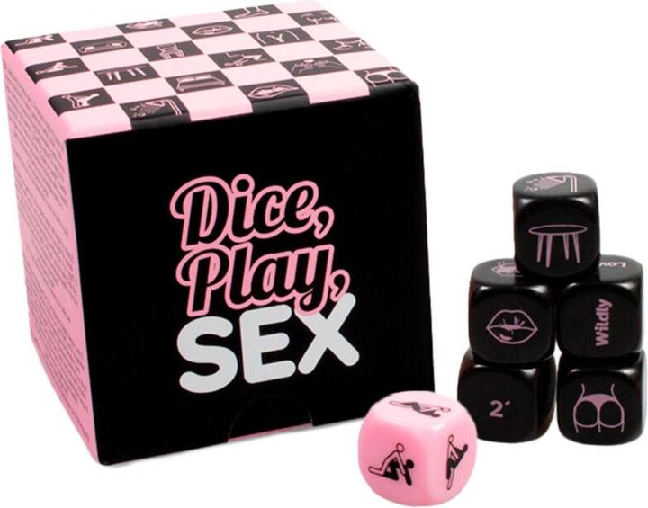 Image du produit Secret play Dice, Play, Sex (Jeux de dés, Anglais, Français, Néerlandais, Portugais, Italien, Allemand)