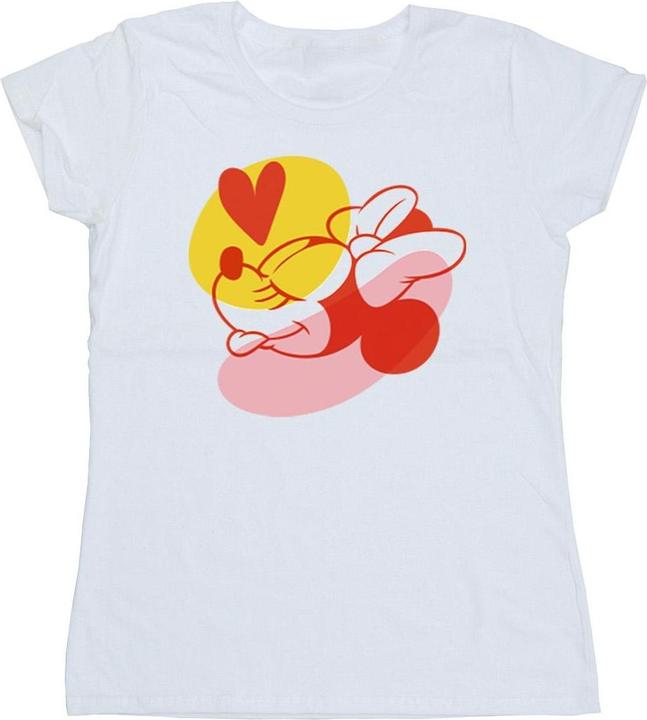 Immagine prodotto Disney Minnie Mouse Tongue Heart Maglietta Donna (L)