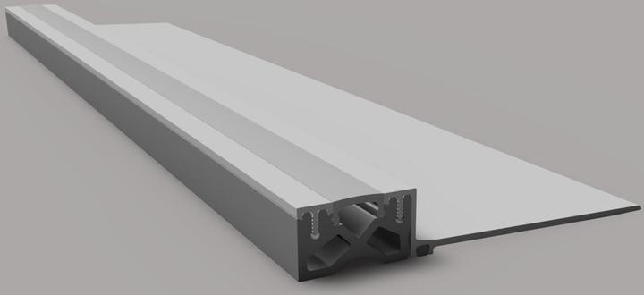 Actual product image Hebgo Schwellenprofil 174, Alu blank, 2.5m