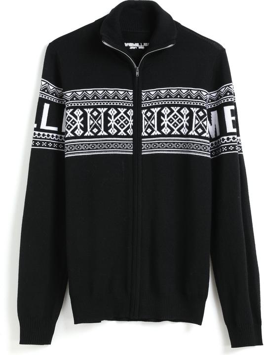 Bellemere Sweater Unisex Vintage Sweden Design Full Zipped Cardigan