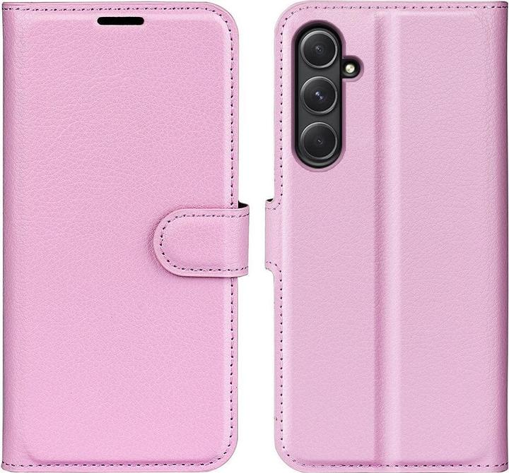 Produktbild Cover-Discount Galaxy A55 - Leder Etui Hülle rosa (Samsung Galaxy A55)