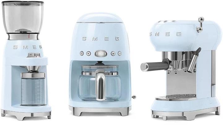 Immagine prodotto Smeg CGF11PBEU stile anni '50, corpo in alluminio pressofuso, laccato, blu pastello (Spina CH)