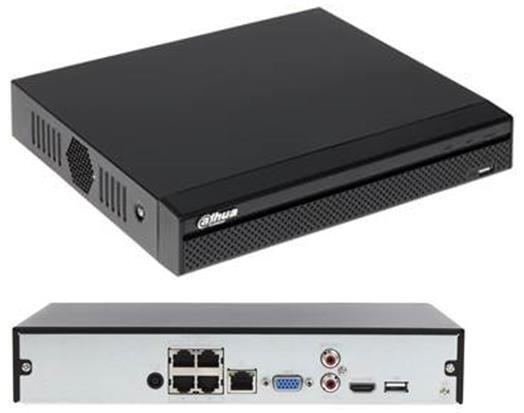 Actual product image Dahua Lite NVR2104HS-P-S3 network video recorder 1U Black (Network Video Recorder (NVR))