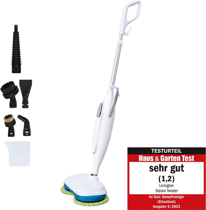 Actual product image Livington Steam Twister Steam Cleaner