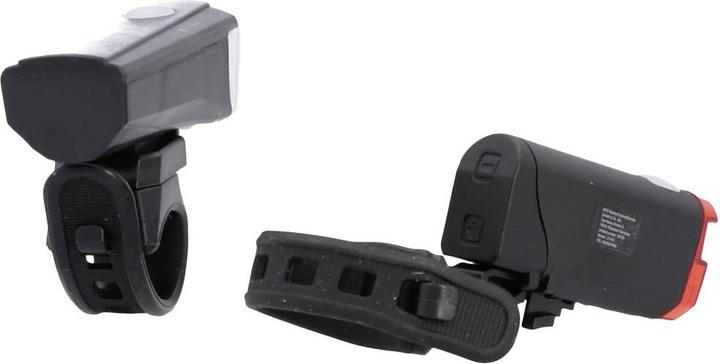 Actual product image Fischer Bicycle lighting set