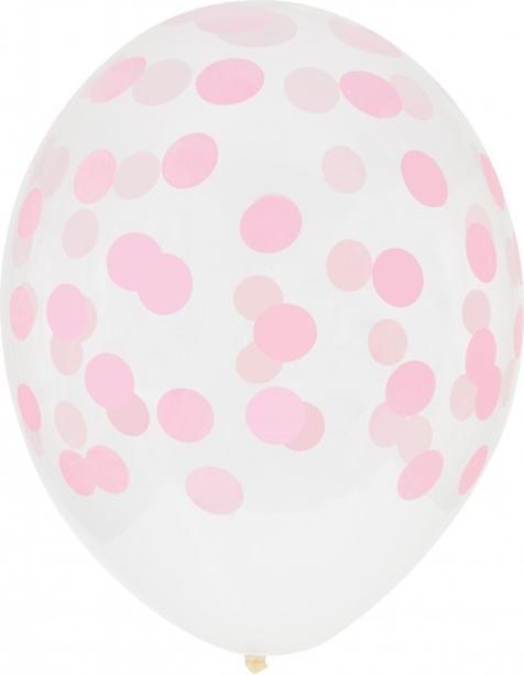 Produktbild My Little Day Luftballone aus Latex, 5 Stk. - Confetti Silber