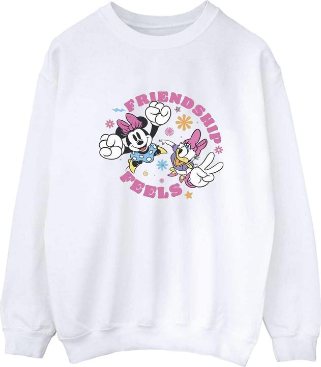 Actual product image Disney Womens/Ladies Minnie Mouse Daisy Friendship Sweatshirt (XL)