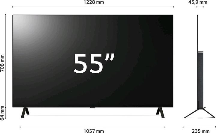 Immagine prodotto LG OLED AI 55" Serie B4 OLED55B46LA,TV 4K, 4 HDMI, Dolby Vision, SMART TV 2024 (55", B4, OLED, 4K)