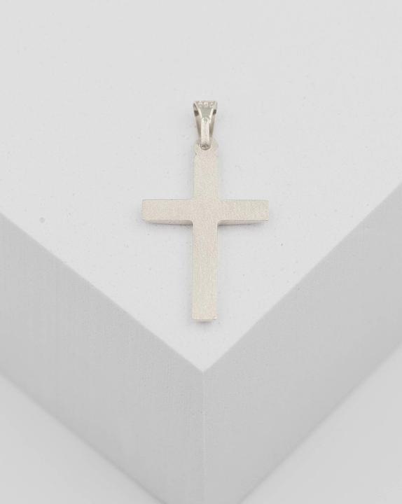 Image du produit Muau Croix à poutre (Or blanc)