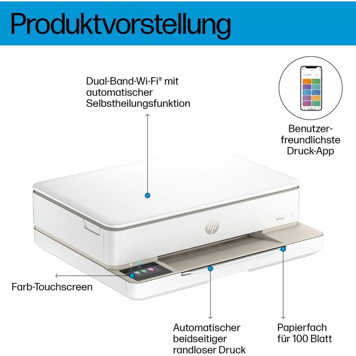Produktbild HP Envy 6120e (Tintenpatrone, Farbe)