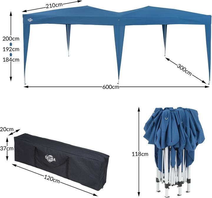Image du produit Deuba Pavillon (300 cm, 600 cm)