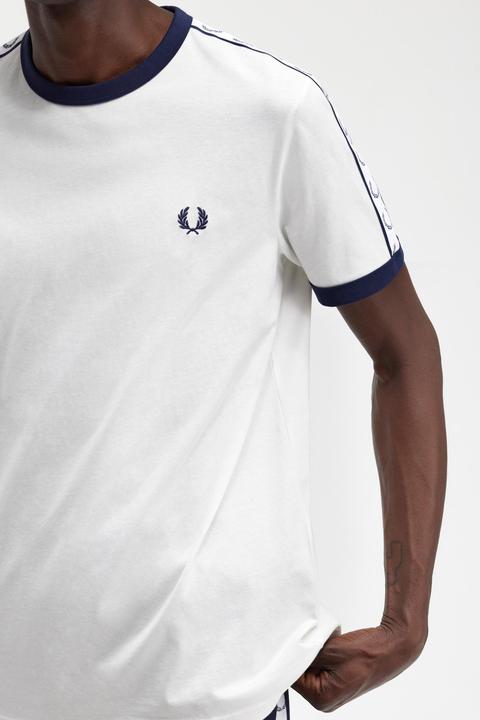 Immagine prodotto Fred Perry T-shirt con finiture a contrasto e strisce (XXL)