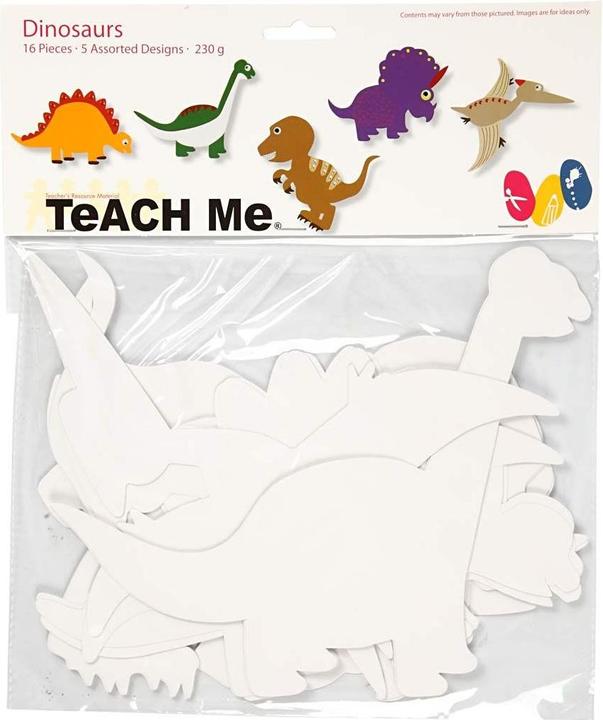 Immagine prodotto Creativ Company Dinosauri di carta da costruzione 16 pezzi, bianco (16 x)