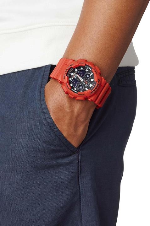 Produktbild Casio Ga-100b-4aer (Digitaluhr, Analoguhr, Chronograph, 51 mm)