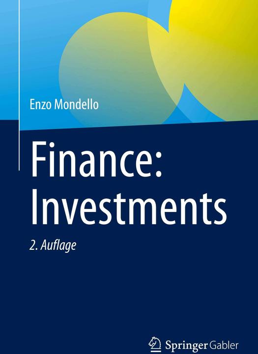 Produktbild Finance: Investments (Deutsch, Enzo Mondello, 2023)