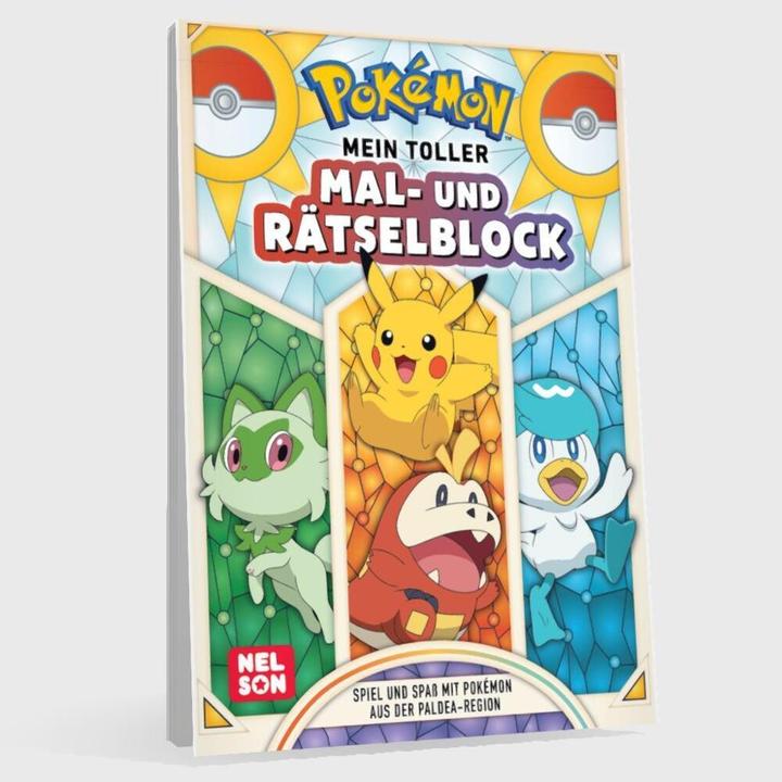 Produktbild Pokémon: Mein toller Mal- und Rätselblock