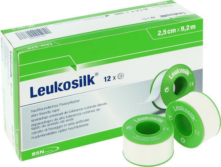 Produktbild BSN LEUKOSILK 9,2MX2,5CM, 12 St PFL (12 x)