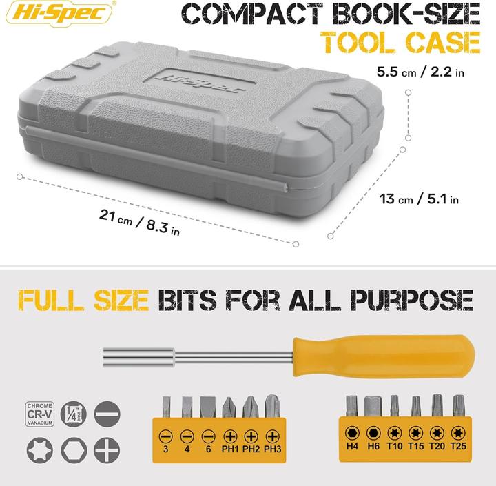 Actual product image HI 24-teiliges Haushaltswerkzeug-Set (24 pieces)