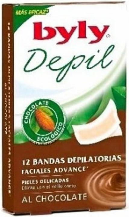 Produktbild Byly DEPIL bandas faciales chocolate 12 uds (12 x)