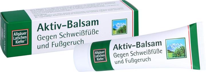 Actual product image Allgäuer Mountain pine active balm against sweaty feet and foot odour, 50 ml cream (Foot bath, 50 ml)