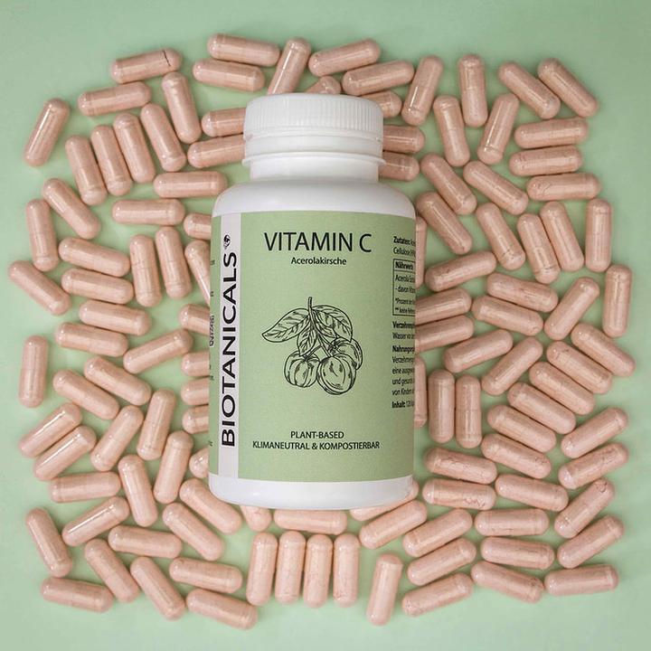 Actual product image Biotanicals Vitamin C 120 capsules (120 Piece, Capsules, 94 g)