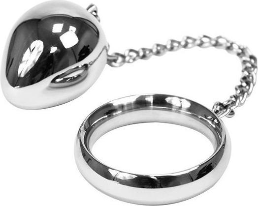 Image du produit Metal Hard Metalhard Cock Ring 45mm + Pignon De Chaîne (4.50 cm)
