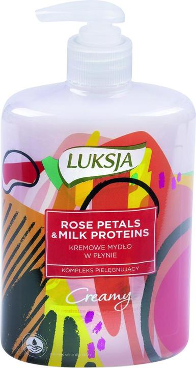 Image du produit Luksja Savon liquide crémeux au lait et aux pétales de rose, 500ml (Savon liquide, 500 ml)