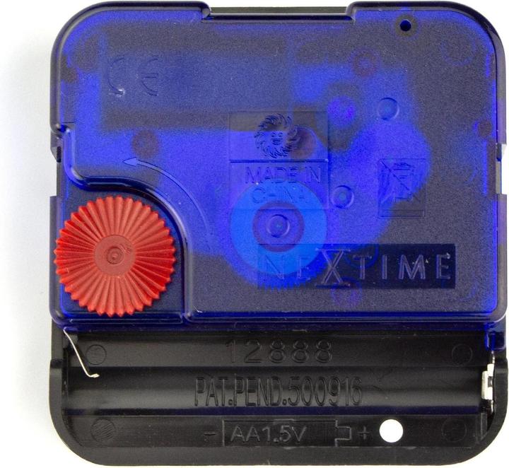 Produktbild Nextime Uhrwerk Geräuschlos 5.5 x 5.5 cm, Schwarz