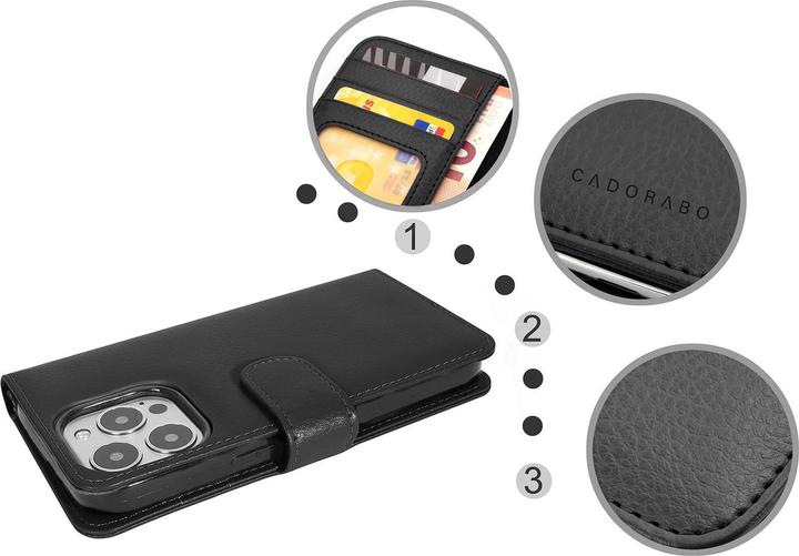 Actual product image Cadorabo 3 card slots sleeve (Apple iPhone 13 Pro Max)