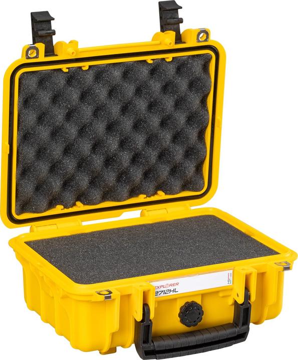 Image du produit Explorer Cases Valise Outdoor 2712HL.Y jaune avec mousse pick & pluck (L x H x P) (Sac à bandoulière pour appareil photo, 6.60 l)