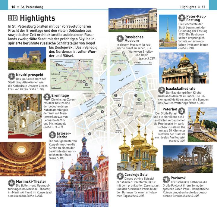 Image du produit Top 10 des guides de voyage à Saint-Pétersbourg