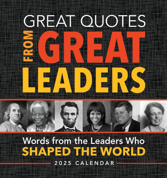 Image du produit 2025 Great Quotes From Great Leaders Calendrier en boîte (Anglais)