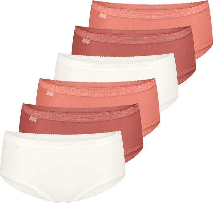 Produktbild Sloggi 6er Pack Basic+ Midi Slip (40, L, 6er Pack)