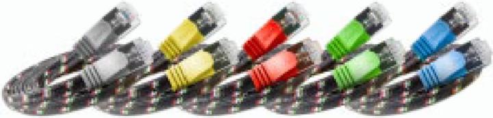 Image du produit Wirewin Câble réseau avec gaine en nylon (STP, CAT6, 3 m)