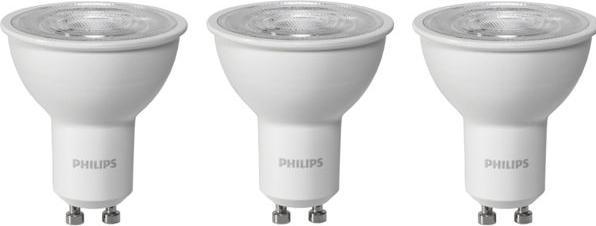 Actual product image Philips Lamp (GU10, 4.70 W, 380 lm, 3 x, F)