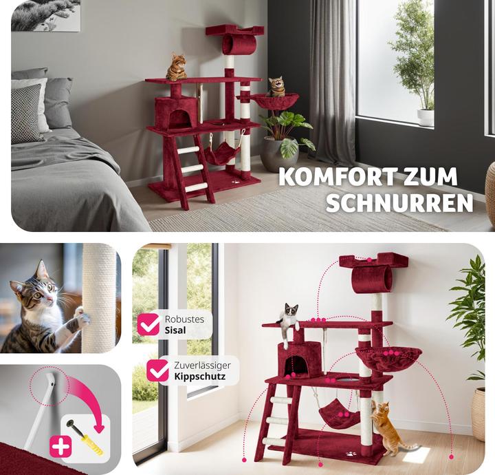 Image du produit tectake Marcel (141 cm, Vin rouge)