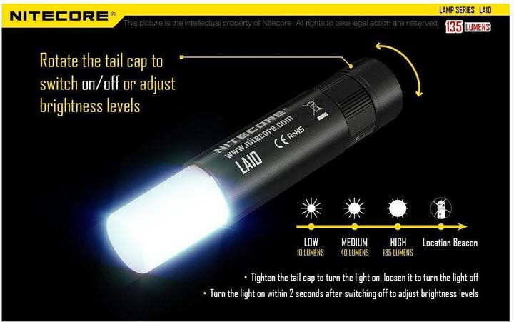 Image du produit Nitecore La10 Cri (7.85 cm, 75 lm)